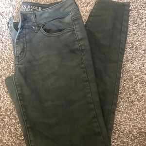 American Eagle Camo Skinny Jeans